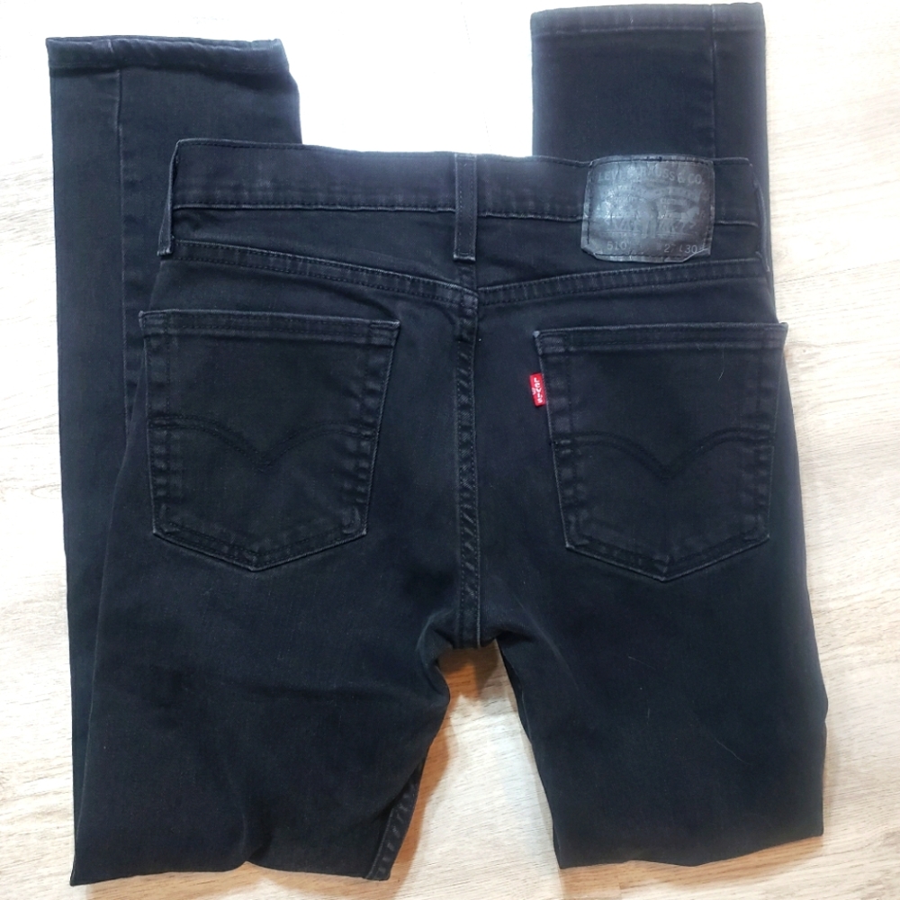 Levis 510 Black Jeans..Size 27x30